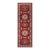 Bohemian Super Kazak Red/Beige Wool Runner - 2'9'' X 9'8'' For Sale