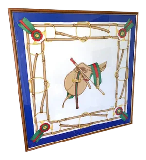 Gucci Framed Scarf With Saddle