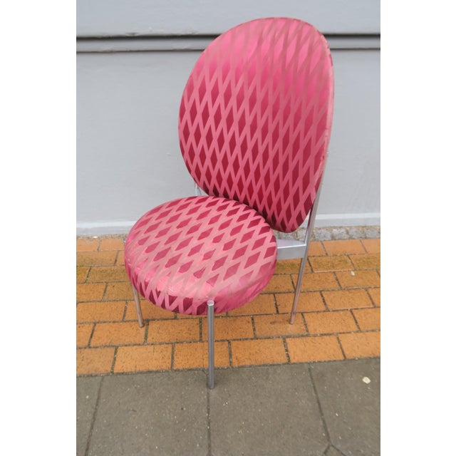 Rare chair by Verner Panton for Thonet, model 430 with high backrest. The upholstery material is not original and needs to...