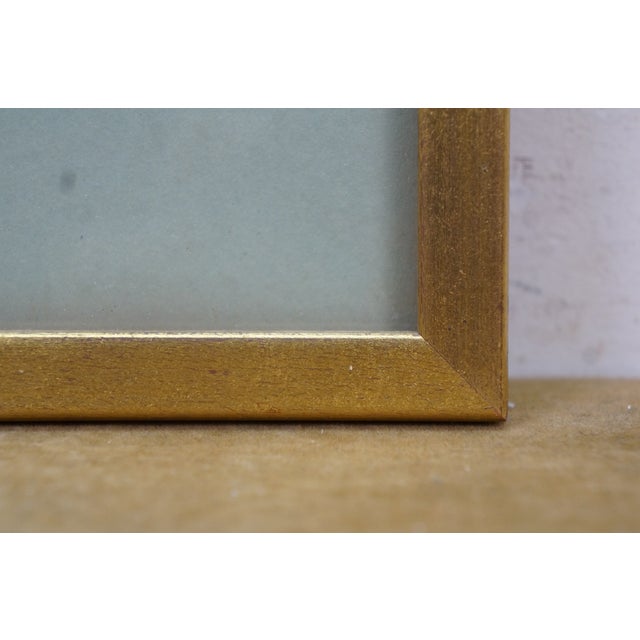 Blue 2 Mid Century Helen McRae Botanical Still Life Watercolor Paintings Vase Flowers For Sale - Image 8 of 11