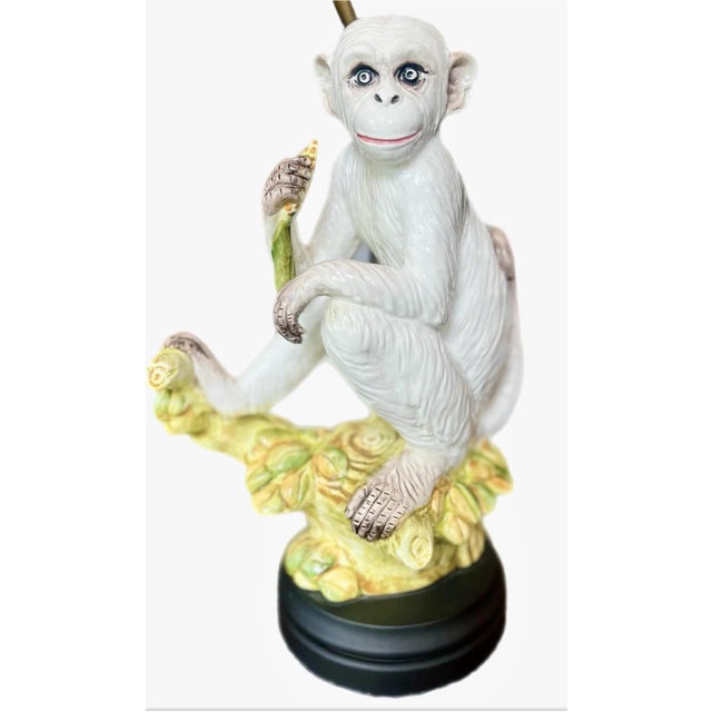 Mid 20th Century Palm Beach Chic Italian Monkey Table Lamp For Sale - Image 5 of 8