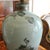Celadon Large Japanese Celadon Blue and Gilt Peacock Vase Adapted Into a Lamp For Sale - Image 8 of 16