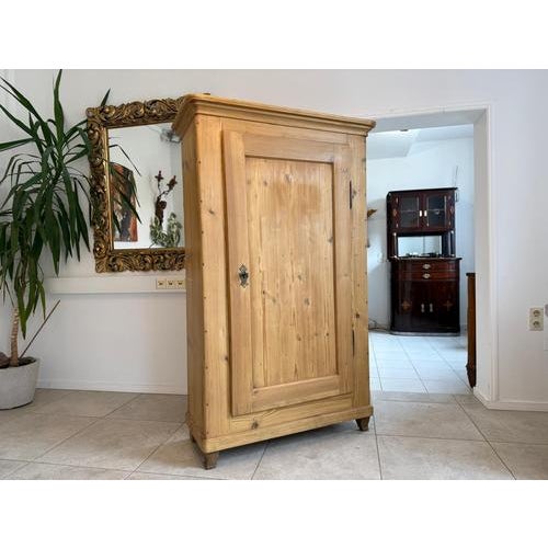 Biedermeier Cabinet in Natural Wood For Sale - Image 3 of 10