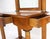 Burl Wood Biedermeier Dressing Table Mirror Matching Chair Cane Seat Mint! For Sale - Image 11 of 18