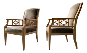 Art Deco Armchairs in the style of André Arbus, 1940s, Set of 2