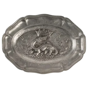 Decorative Pewter Tray