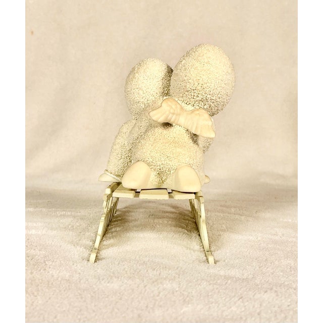 1990s Department 56 Snowbabies "Two Little Babies on the Go!" Figurine 1997-2001 Original Box & Packing For Sale - Image 5 of 12