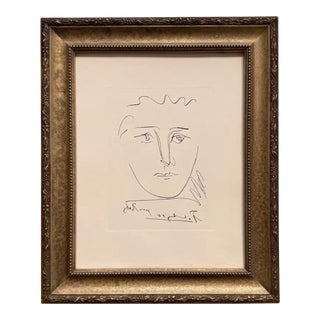 Pablo Picasso Signed Mid-Century Etching Pour Roby (L’Age De Soleil) For Sale