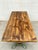 Green Large Vintage Industrial Table, 1890s For Sale - Image 8 of 11