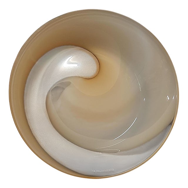 Modern Murano Glass Centerpiece Plate from La Murrina, 1970s For Sale