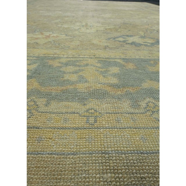 Early 21st Century Turkish Oushak Rug 9'1" x 12'8" #18556 For Sale - Image 5 of 8