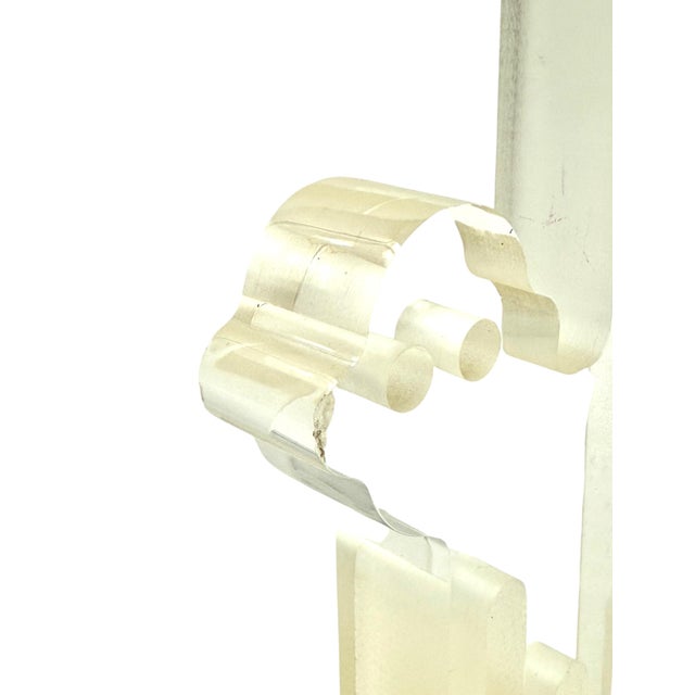 Acrylic Monkey Sculpture by Silvio Russo for Guzzini, Italy, 1970s For Sale - Image 8 of 16