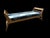 Wood Daybed attributed to René Jean Caillette, 1950s For Sale - Image 7 of 15