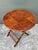 Brown Vintage Split Bamboo Folding Table For Sale - Image 8 of 12