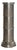 Rl 10 Cylindrical Pedestal in Brushed Aluminum by Caspal For Sale