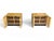 Tan Circa 1970s Burl Wood Nightstands After Milo Baughman – A Pair For Sale - Image 8 of 12