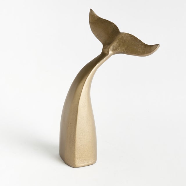 Coastal Whale Tail Sculpture For Sale - Image 3 of 6