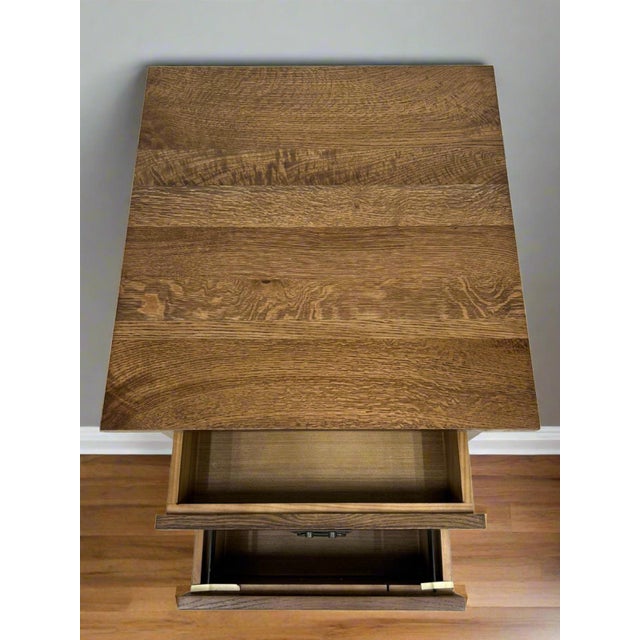 Mission Quarter Sawn Oak File Cabinet - For Sale - Image 11 of 11