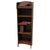Wood Art Deco Tall Slim Oak Bookcase, 1930 For Sale - Image 7 of 7