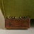 Textile Italian Art Deco Lounge Chair in Original Green Velvet, 1950s - 2 Available For Sale - Image 7 of 18