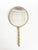 Hollywood Regency Brass Double-Sided Hand Mirror, France, 1960s For Sale - Image 3 of 8