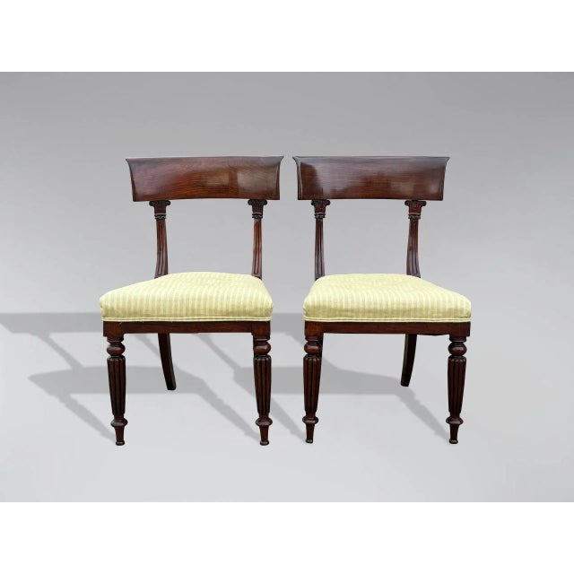 Set of 19th Century William IV Mahogany Side Chairs, 1835 For Sale - Image 9 of 9