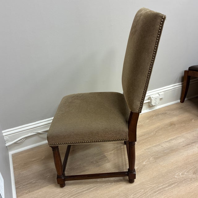 Restoration Hardware Restoration Hardware Mediterranean Empire Parsons Side Dining Chair Each- 5 Available For Sale - Image 4 of 7
