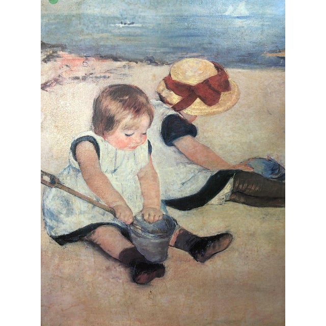 Late 20th Century Mary Cassatt Print on Canvas For Sale - Image 6 of 6