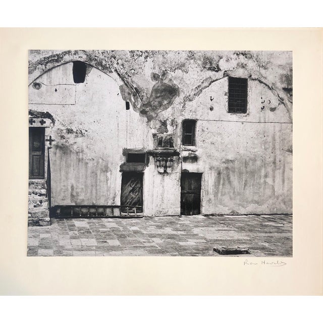 Ron Havilio, Vintage Silver Gelatin Photograph Wallscape, Jerusalem Architectural Photo, 1973 For Sale In Miami - Image 6 of 7