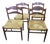 French Country Dining Chairs With Rush Seats For Sale