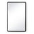 Knox Leather Rectangle Mirror, Black For Sale In Detroit - Image 6 of 6