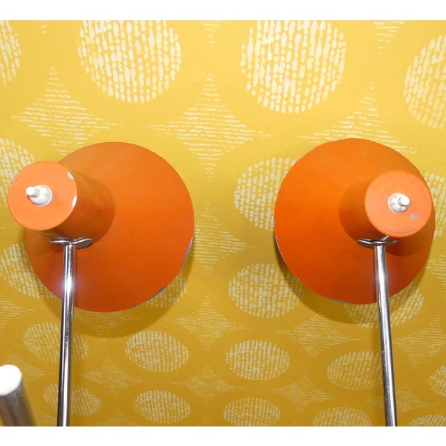 Orange Floor Lamps by Richard Essig, 1970s, Set of 2 For Sale - Image 6 of 13