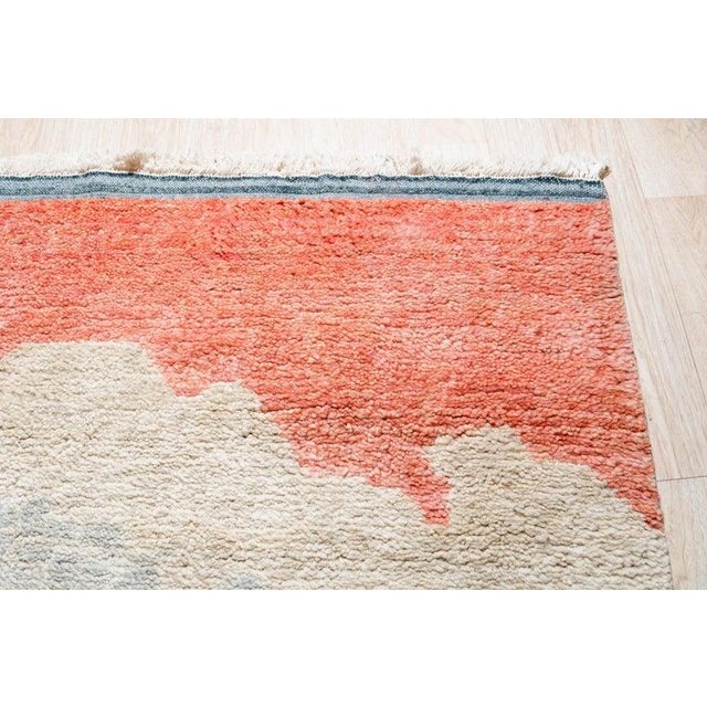 2020s 8x10 Multicolor Hand-Knotted Wool Abstract Mountainscape Geometric Carpet Rug For Sale - Image 5 of 10