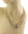 Contemporary Italian Sapphire 14k Necklace Yellow Gold Wide Fancy Link Collar For Sale - Image 3 of 6