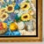 Mid-Century Impressionist Boho Chic Sunflower Still Life Original Oil Painting by American Edith Weir For Sale - Image 6 of 12