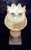 1970s Vintage Table Lamp in Cream-White Alabaster, 1970s For Sale - Image 5 of 7