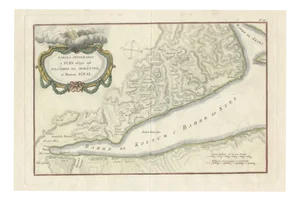 Antique Map of Sinai and Gulf of Suez by Niebuhr, Arabia, 1774