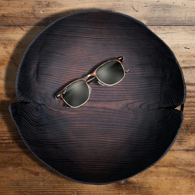 Japanese Large Japanese Yakisugi Bowl For Sale - Image 3 of 13