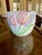 2000 - 2009 Vintage Tulip and Lilac Ceramic Cachepot By Mary Ann Baker For Sale - Image 5 of 9