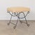Panoplie Iron Loop Stool, Yellow Linen For Sale In Los Angeles - Image 6 of 11