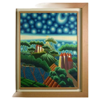 Luca Dall'Olio, Landscape, Screen Print, 2000s, Framed For Sale