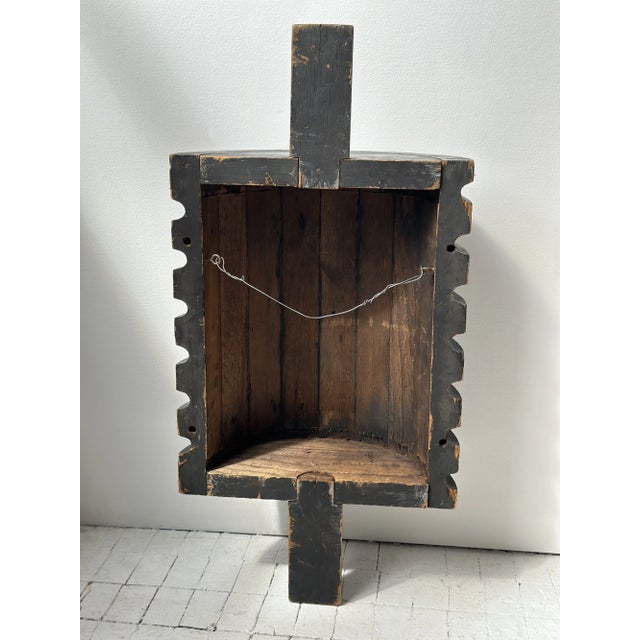 Vintage Large-Scale Industrial Black-Painted Foundry Mold, Circa Mid-20th Century For Sale - Image 15 of 16