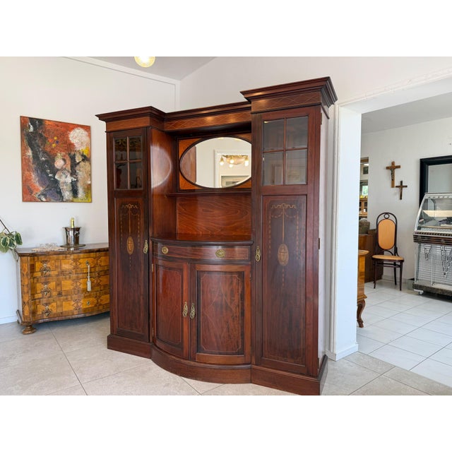 Art Nouveau Bookcase, 1890s For Sale - Image 13 of 13