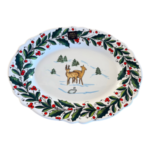 Italian Winter Scene Platter