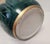 Pair Large Postmodern Vintage Green and Gold Floor Vases For Sale - Image 10 of 13
