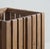 Wood Solid Wood Slatted Planter Box 11x11x24 For Sale - Image 7 of 8