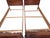French Provincial Vintage Pair of Mahogany French Provincial Twin Beds With Original Side Rails For Sale - Image 3 of 7