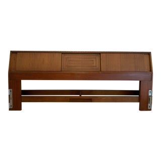 Vintage Frank Lloyd Wright Designed King Size Headboard For Sale