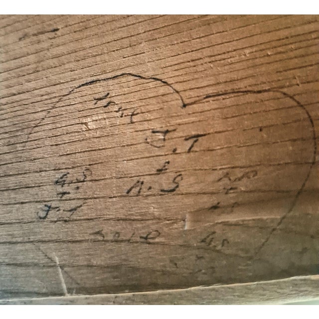 Restored Antique 4 Drawer Dresser With Original Mirror For Sale - Image 6 of 10