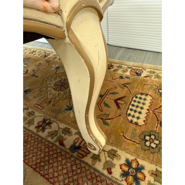 French Provincial Accent Bergere Chair, Vintage For Sale - Image 4 of 12
